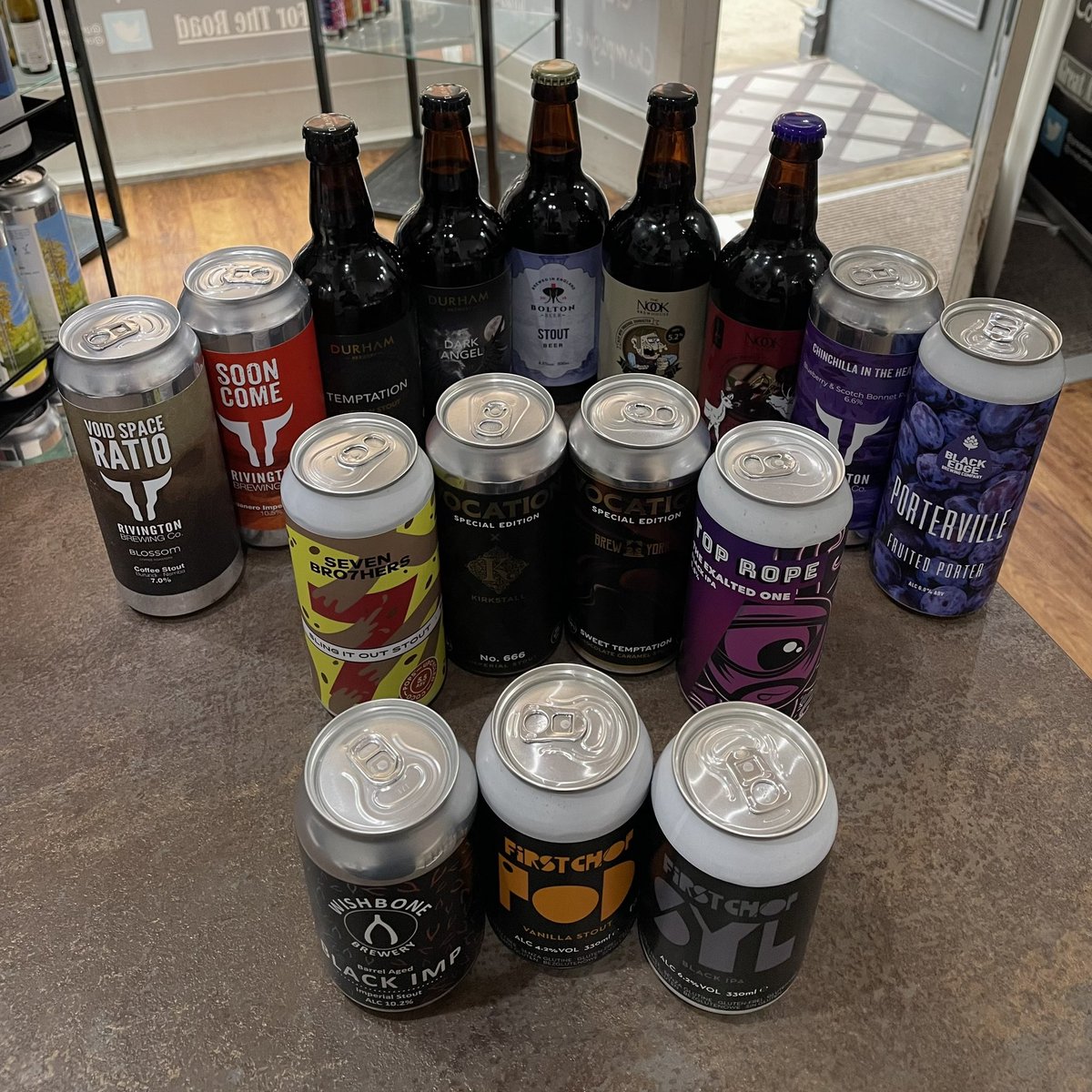 BLBeerCellars's tweet photo. 🌘The nights are getting #darker and so are our beers! Come check out our range including imperial stouts, chilli porters &amp; black IPAs to name but a few 🍻

Cant make it to the shop? DM us for 7 day collection from @greatalevaults

#stout #porter #impstout #bolton #beeroclock https://t.co/GPEsy9mU0q