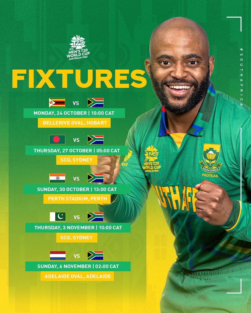 ProteasMenCSA's tweet photo. Our #T20WorldCup opposition are locked in🏏

#BePartOfIt https://t.co/xC7J3d1901