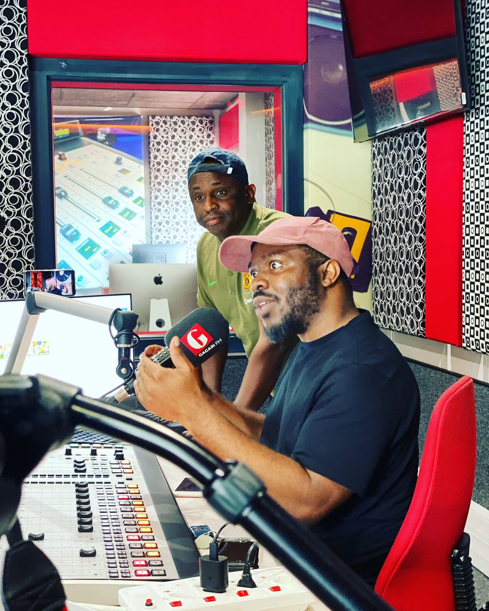 alfavina's tweet photo. Hola @gagasifm #Simtho @kcfcofficial vibes ahead of MTN8 Cup Semis. https://t.co/YeiTwXDzSm