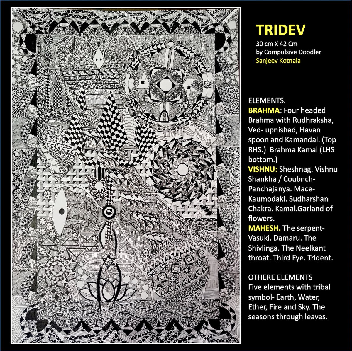 S_kotnala's tweet photo. Here is my latest work. #Doodle by #CompulsiveDoodler titled #TRIDEV https://t.co/IIdZ5uoZKC