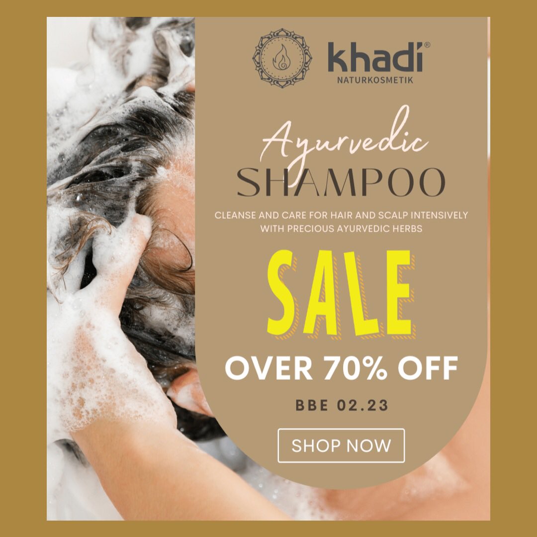 Pravera's tweet photo. Khadi Hair Shampoo with over 70% Off. R.R.P £19.95 NOW ONLY £5.00

Shop now at: 
 https://t.co/LhHuJuTE00

#khadi #khadihairshampoo #naturalhairshampoo #naturalshampoo #ayurvedicshampoo #vegan #veganshampoo #savemoney #over70percentoff #70%off #seventypercentoff https://t.co/DPnQMhYa2c