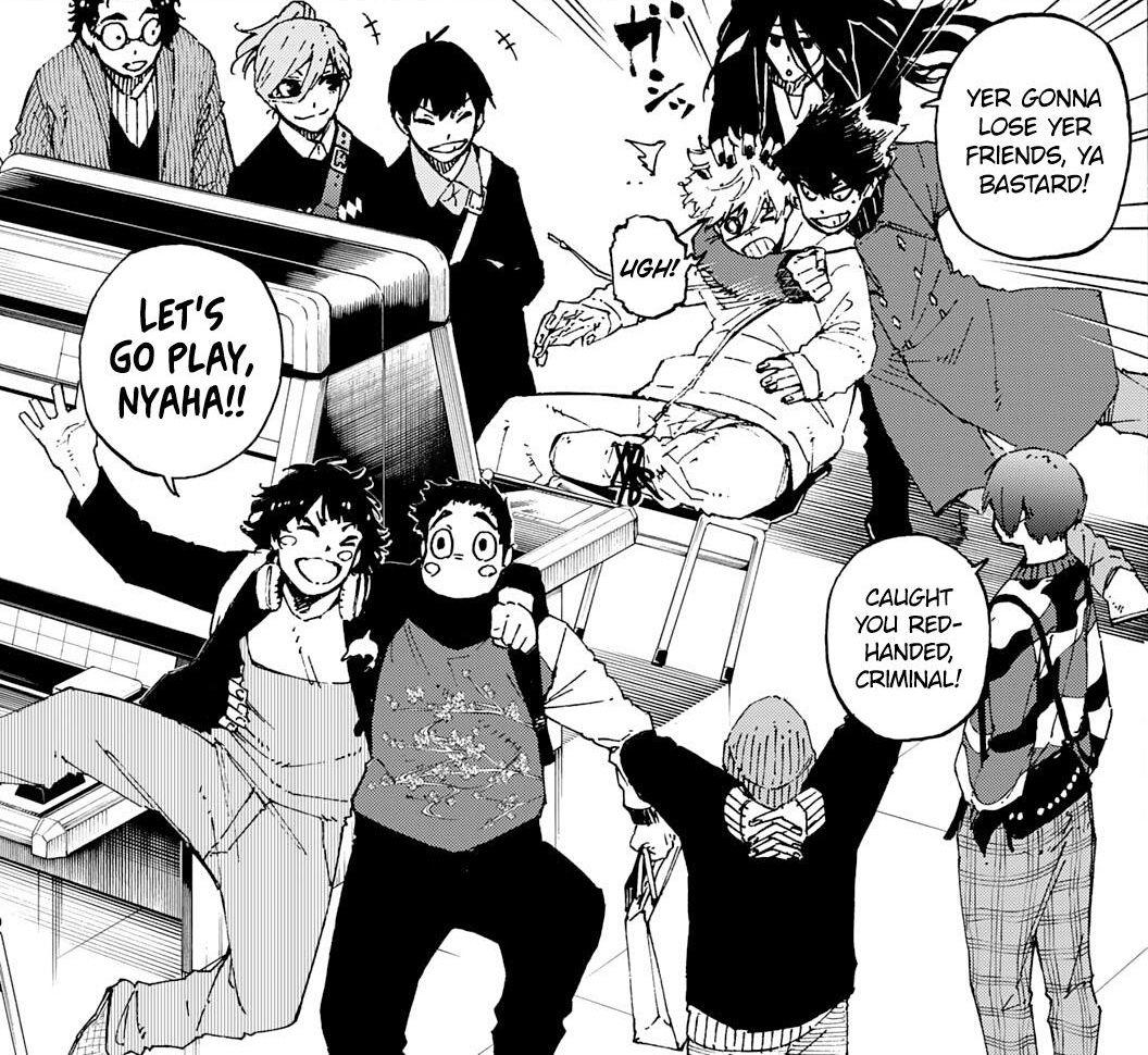 jiuchira's tweet image. we need another blue lock day off