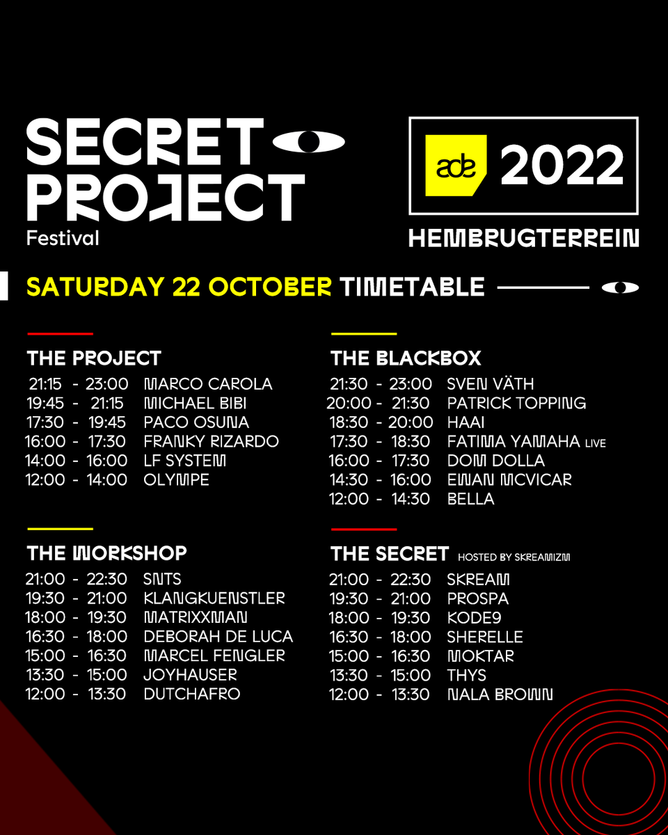 secretprojfest's tweet photo. As we gear up for today's event, we're running low on tickets for Tomorrow! #SecretProjectADE Festival is coming in hot!
Secure your spot at https://t.co/MrgXBg84Oi https://t.co/QHOmMSCxon