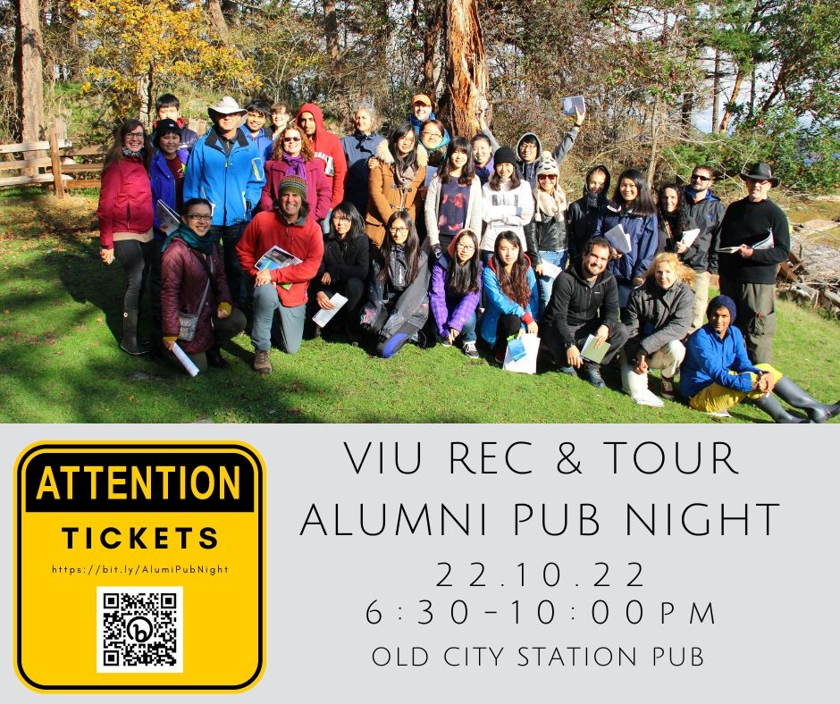 Join us tomorrow night at the Old City Station for a Recreation and Tourism Alumni Pub night. 

Tickets:  bit.ly/AlumiPubNight
