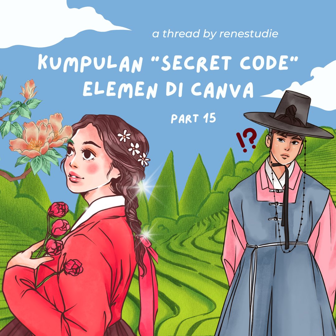 Kumpulan “Secret Code” Elemen di Canva (part 15) 👩🏻‍🎨

a thread by <a href="/renestudie/">᧔♡᧓</a>