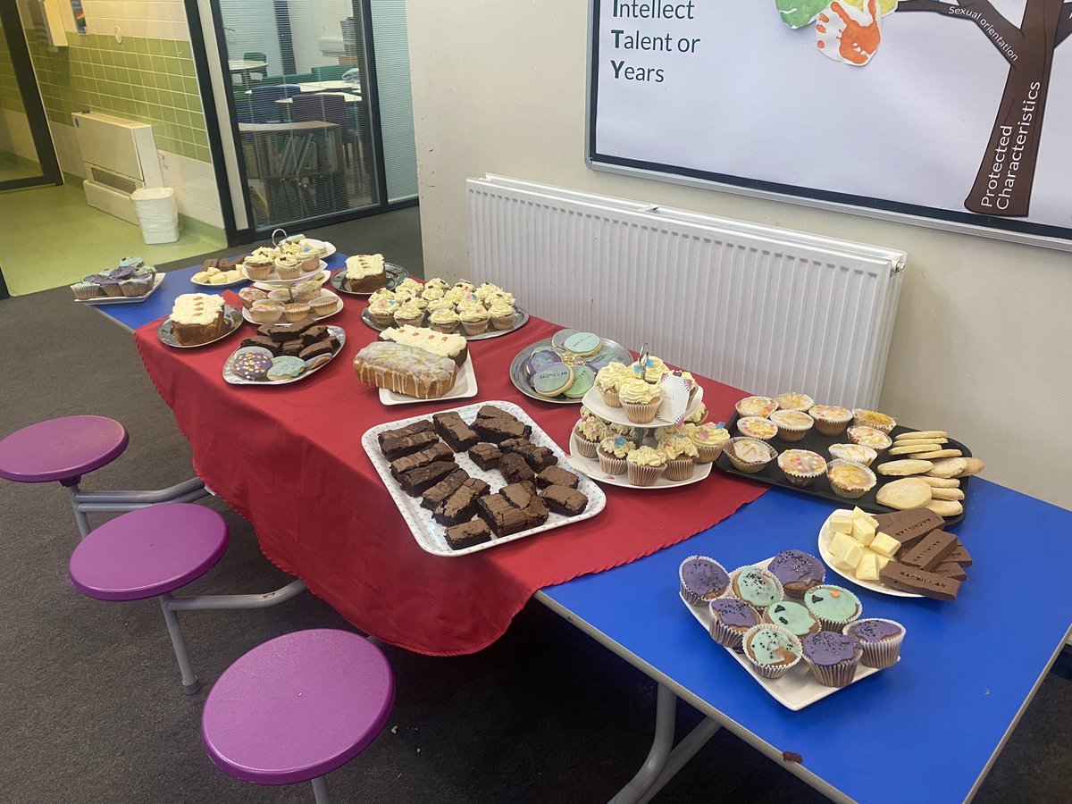 Raising money toward a great charity. Thank you staff and students for your hard work and support #MacmillanCoffeeMorning
