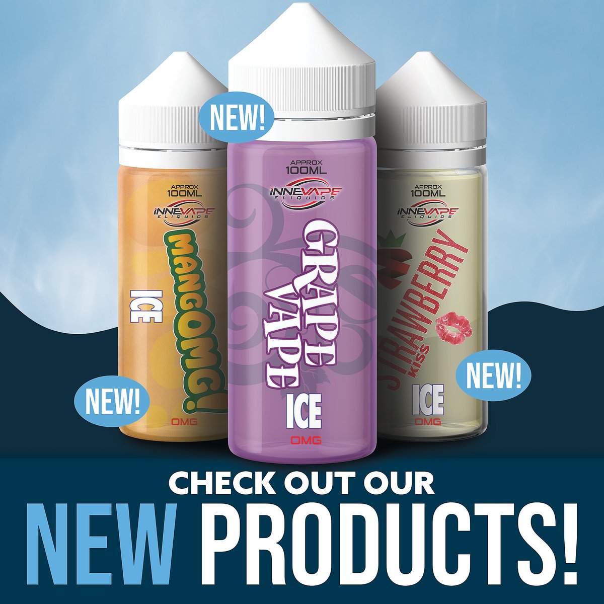 Check out our iconic flavours now in the short fills and nic salts 🍇🥭🍓

innevape.co.uk 
-
#innevape #nicsalt #vape #vaping #eliquid