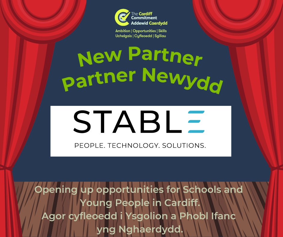CdfCommitment's tweet photo. Thank you #thestableteam for signing the Cardiff Commitment pledge to support @whs_cardiff students to develop their skills and knowledge for careers in technology!

We look forward to working with you to support the development of young people across the city! https://t.co/I0GLOrsuAx