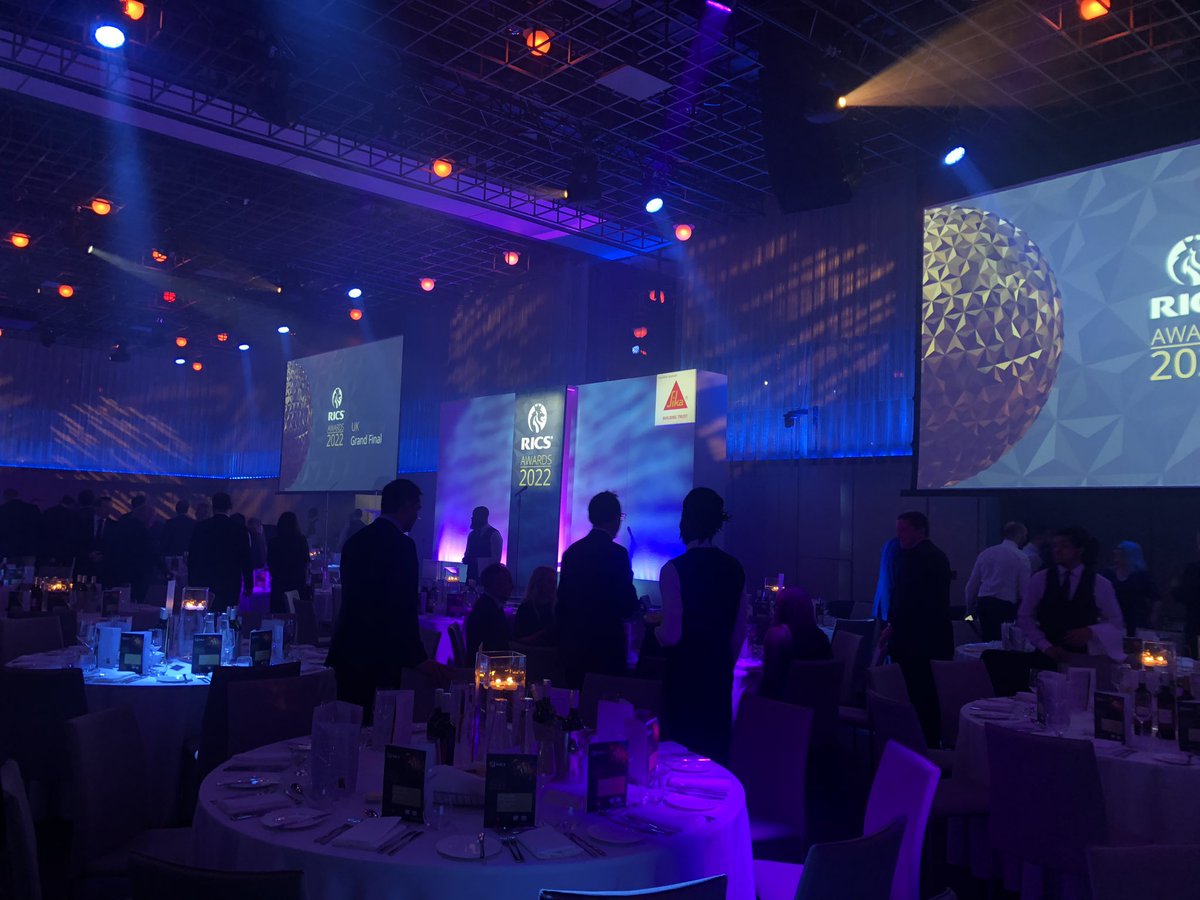 Excited to be at the RICS awards in London #isg #Sustainability
