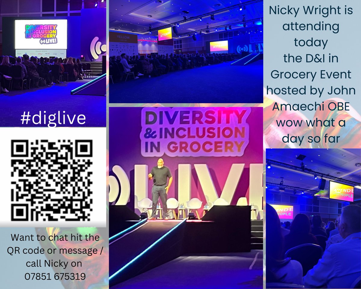 jobs_diversity's tweet photo. Today we are attending the annual event - D&I in Grocery LIVE! hosted by John Amaechi OBE - wow what a day so far with over 1500 people to connect with. Come and find Nicky to talk about how we can partner with you
#diglive #diversityingrocery #liveevent #diversityevent https://t.co/CObfzB9Wdv