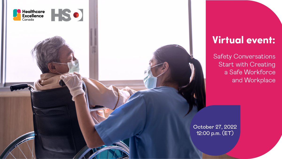 HE_ES_Canada's tweet photo. Join the upcoming virtual event on Oct. 27 at 12 pm (ET) where panelists will discuss their experience on the design &amp; implementation of the new @HSO_world Workforce Survey on Well-Being, Quality &amp; Safety to support health services accreditation. https://t.co/As7ktejm2R https://t.co/2Cc4vH5QSh