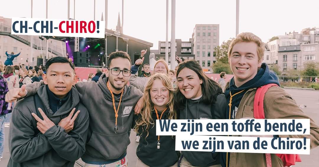 Tom_Herremans's tweet photo. Chirotijd is de leukste tijd! Gelukkige dag van de jeugdbeweging! β€οΈ
#dvdjb #Chiro @Chirojeugd https://t.co/w9I6poTp58