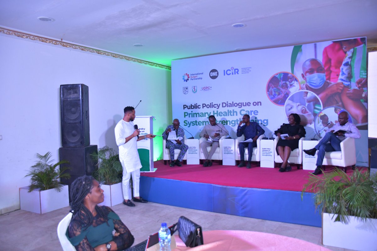 fixmyphc's tweet photo. Panel discussion on Strengthening accountability framework for Primary Health Care delivery in Nigeria with:
1.@jubshittu – ED, @ppmonitorng
2.Roseline Solarin – President, NANW
3.Segun Elemo – ED, @plsinitiative
4.Okey Onyeka – CRC
5.Jide Bamgbose - @ibadanjdpc https://t.co/FFDtuBE4rb