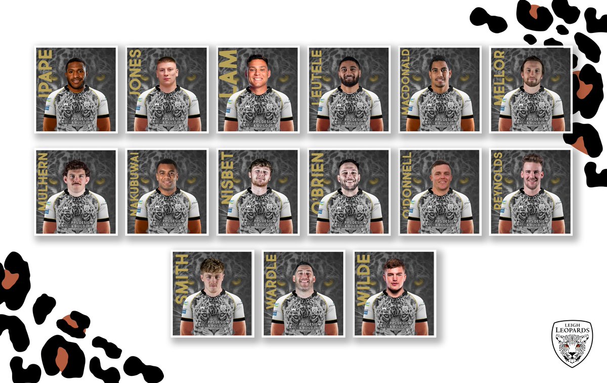 LeighLeopardsRL's tweet photo. 👥 𝙊𝙐𝙍 𝙎𝙌𝙐𝘼𝘿

The 2023 Leigh Leopards squad. Thoughts?

#Leythers 🐆 https://t.co/ZD9MZV1BDt