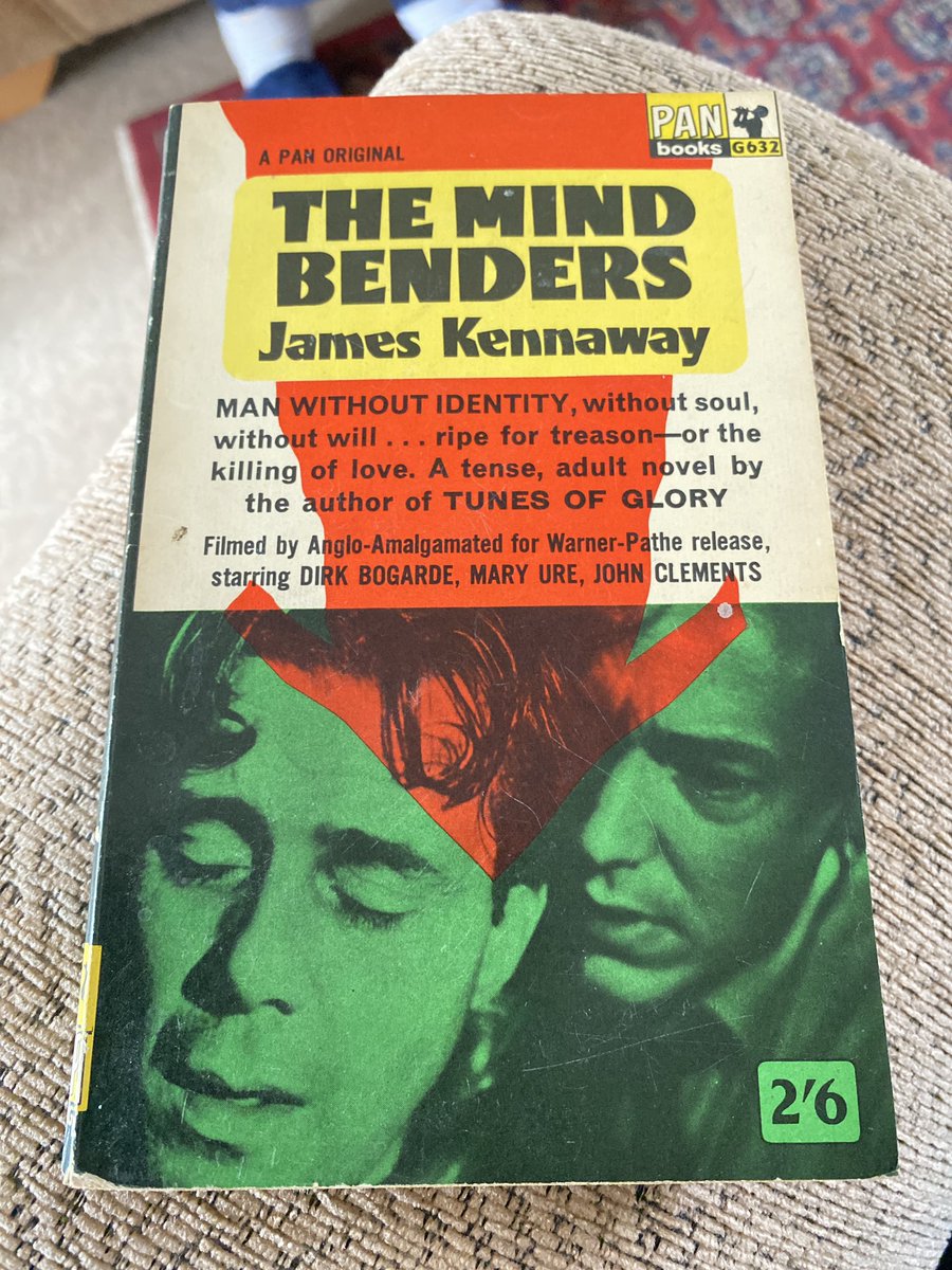 BereftStatistic's tweet image. Some vintage reading with the bonus of having Michael Bryant on the front cover. #themindbenders #michaelbryant #dirkbogarde
