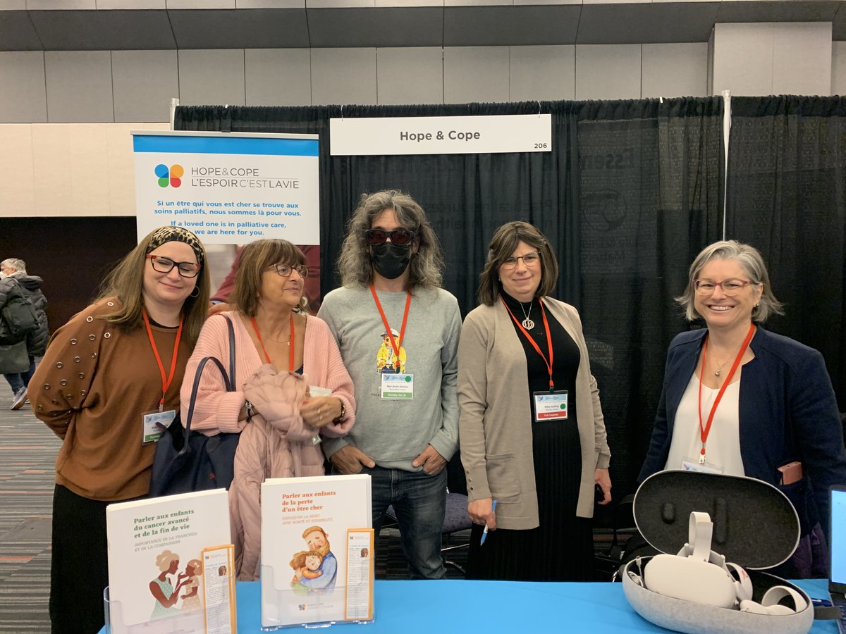Hope &amp; Cope Team is delighted to take part of the McGill International Congress on Palliative Care 2022! Great way to share our work, exchange ideas with other palliative care professionals and learn from them. Come visit our booth! #mipcc22 #cancer #cancerpalliativecare