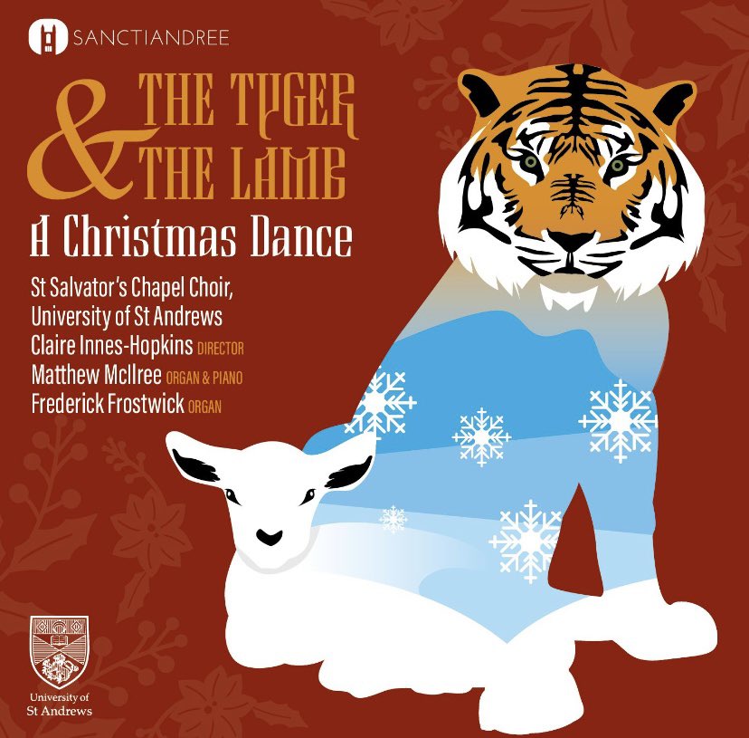 St Salvator's Chapel Choir (@sallieschoir) on Twitter photo Our Christmas CD, āThe Tyger and the Lamb: A Christmas Danceā is available to buy from the University of St Andrews online shop or stream on all platforms NOW!
Featuring tracks by the brilliantā¦
<a href="/PaulMealor/">Paul Mealor</a>
<a href="/owainpark/">Owain Park</a>
<a href="/_kerensabriggs/">Kerensa Briggs</a>
<a href="/ForbesLEstrange/">LāEstrange Music</a>
<a href="/JazzPianoLesson/">RichardMichael</a> Our Christmas CD, āThe Tyger and the Lamb: A Christmas Danceā is available to buy from the University of St Andrews online shop or stream on all platforms NOW!
Featuring tracks by the brilliantā¦
<a href="/PaulMealor/">Paul Mealor</a>
<a href="/owainpark/">Owain Park</a>
<a href="/_kerensabriggs/">Kerensa Briggs</a>
<a href="/ForbesLEstrange/">LāEstrange Music</a>
<a href="/JazzPianoLesson/">RichardMichael</a>