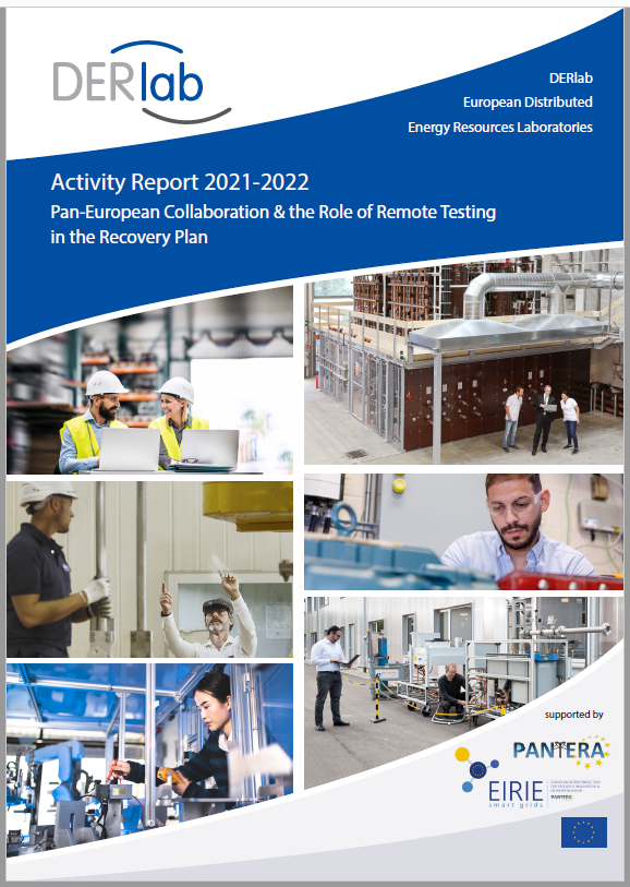 ERIGrid's tweet photo. Read about ERIGrid 2.0 in the recent issue of DERlab Activity Report 2021-2022 https://t.co/oo7t1A6GW6! #DERlab #smartenergy #energysystem #powersupply #PowerSystems #SmartGrids #Validation #Testing #PowerSystemsLabValidation #hardwareintheloop #SmartGridsValidationTesting https://t.co/9FUC114PtK