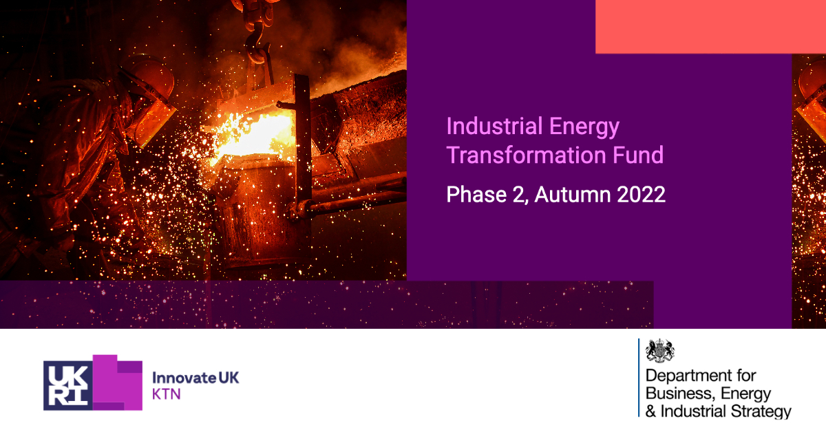 KTN will be hosting a webinar on the 26th October 2022 to discuss how the Industrial Energy Transformation Fund is supporting the decarbonisation of non road mobile machinery such as forklifts, crushers, excavators.  

Register eur.cvent.me/Md5mb
#funding #energy