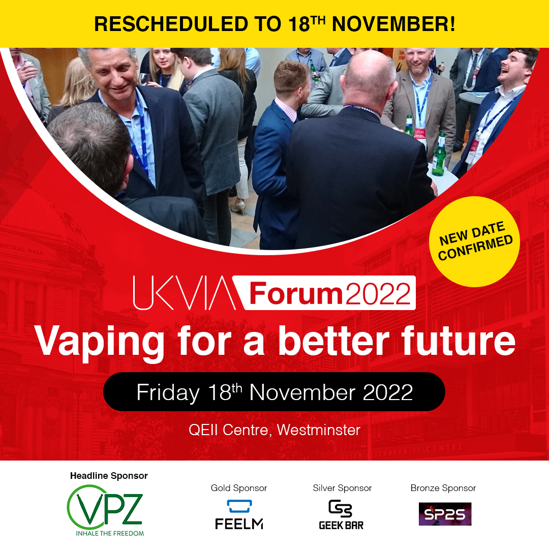 Vaping_Industry's tweet photo. 📣 Just a month to go to the UK Vaping Industry Forum 2022 (Take 2)! 

If you haven't booked your place, you can still do so now! All prior bookings are transferrable. 
https://t.co/IzQc748mCv   

Thank you again for all your continued support! 🙌 https://t.co/4GivL3CaGL
