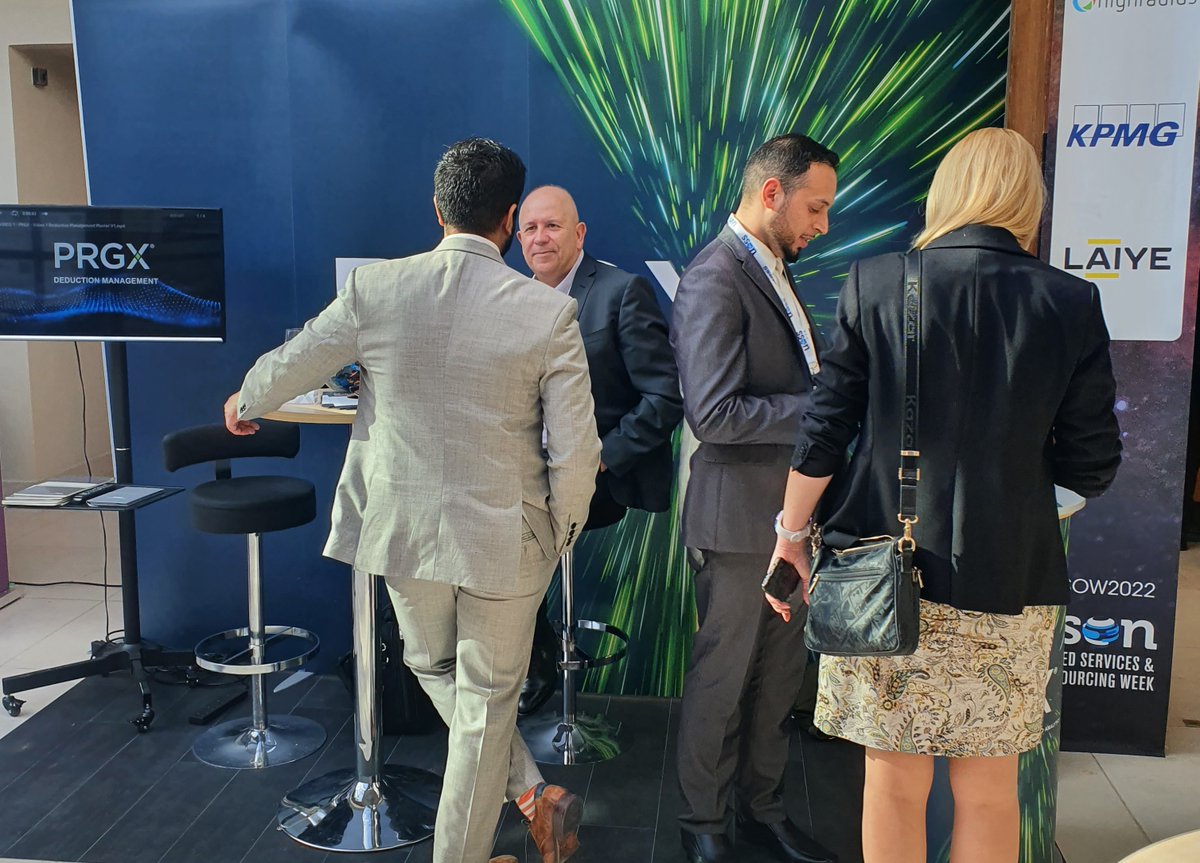 Thanks to all the shared services professionals who visited us at SSOW Europe Autumn 2022!

Plus, we appreciate the opportunity to moderate an interactive discussion on Masterdata Management and Transformation.

We look forward to attending future SSOW events!
#SSOW2022 #PRGX