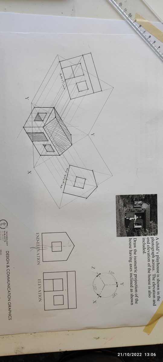 #Axonometric projection worksheets completed to a high standard <a href="/DavittCollege/">Davitt College</a>. Well done to all students. Keep it up.
