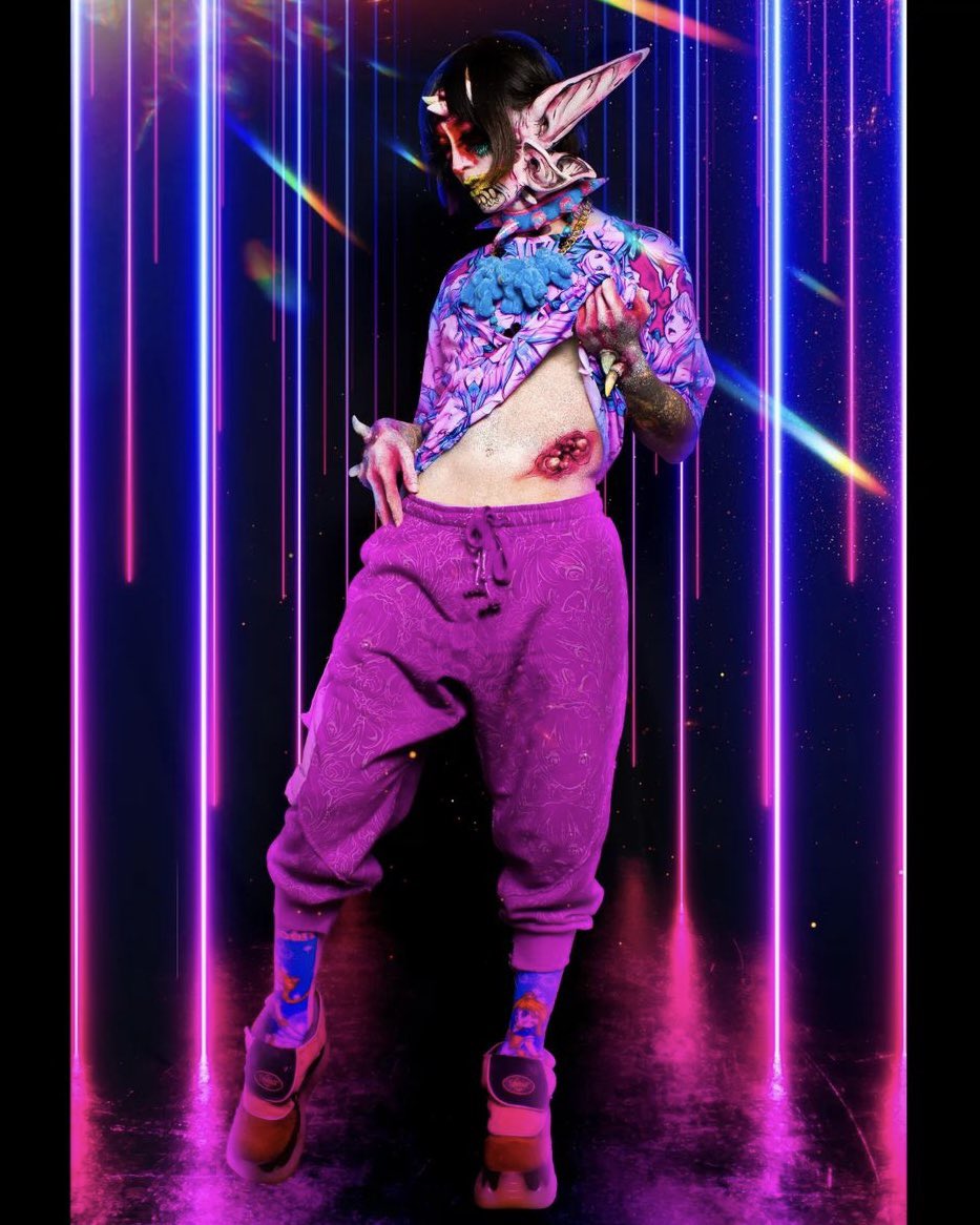 InvasionClubJP's tweet photo. 【💚💜人気商品💜💚】

🧠🫀❤️‍🔥HOT❤️‍🔥🫀🧠

😈Neoplasm Mandala Tee
🔮新生体腫瘍 Tシャツ
😈Joggers (purple)
🔮ジョガー (パープル)

📸@durgausagi @theyokaiclub 
 
SHOPへGO💨
🛒https://t.co/LZrurg6t1d

#CorruptionArc
#いんくら #INVASIONCLUB https://t.co/fjST3vbkV2