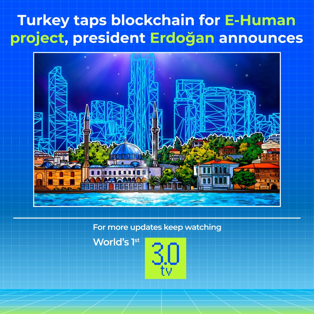 reallive3tv's tweet photo. Turkey Taps Blockchain For E-Human Project, President Erdoğan Announces
.
.
Get live update's on Crypto related News 👇
📱Download App: https://t.co/D7zYtSwTxk
.
.
🏷️ #live3tv #3verse #blockchain #blockchaintechnology #turkey #eHuman #Erdogan #blockchaindevelopment https://t.co/FxwWrAus8S