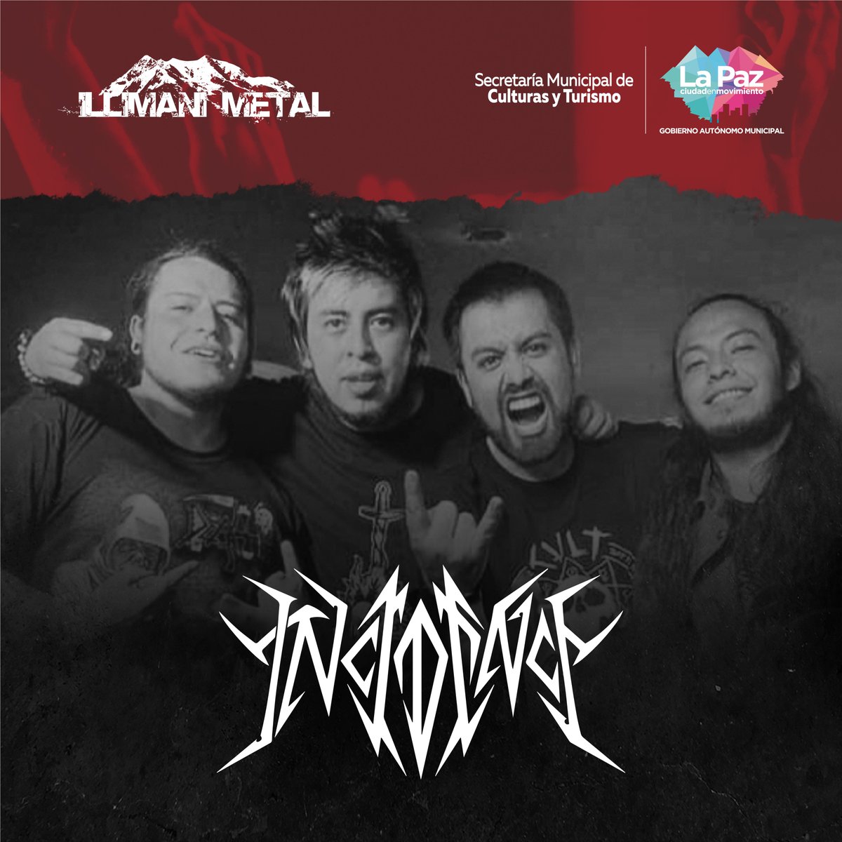 illimanimetal's tweet photo. Conoce a las bandas invitadas: Incidence de la ciudad de La Paz

30 de Octubre | 4 PM | Cine Teatro Municipal 6 de Agosto | Entrada Libre

\m/Apoyando al #metalboliviano desde 2008\m/
#IMF2022 #illimanimetal #metalescultura #metalconaltura https://t.co/M121CANxL9
