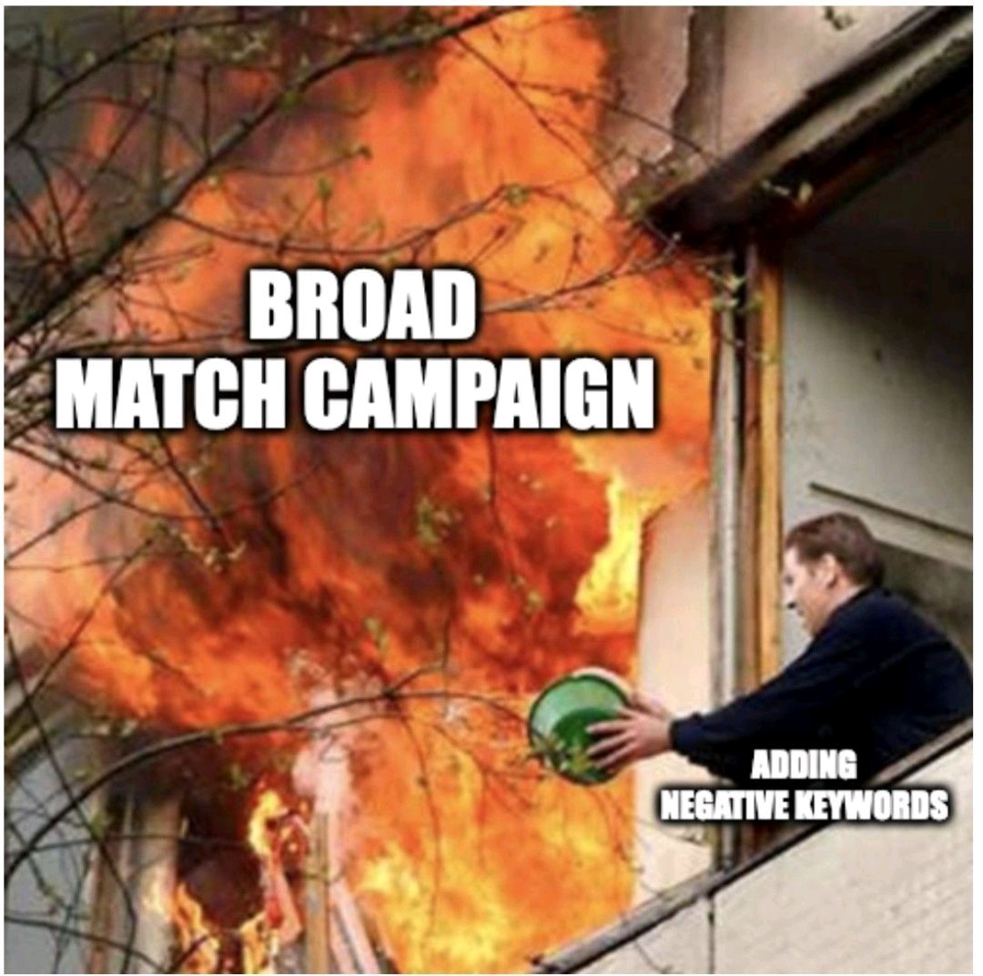 Digital_keddy's tweet photo. Negative keywords be like "Lemme give you a hand." 😅
#googleads #ppc #keyword #digitalmarketing #seo #contentcreators #MarketingTips #cryptocurrecy #diwalipicks #diwaliwishes #morningvibes #thoughtoftheday #broadmatch https://t.co/xo5yyCwBQW