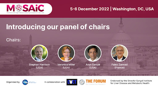 tmacademy_org's tweet image. Introducing our chairs for #MOSAICNASH

🗓️5-6 December 2022
📍French Embassy, Washington, D.C. 

Become a sponsor in this multi-stakeholder, multi-think tank #NASH trialists think tank
🔗bit.ly/3DeOjiK

#CardioEd #LiverTwitter #MedEd #NephTwitter #metabolic #hepatology