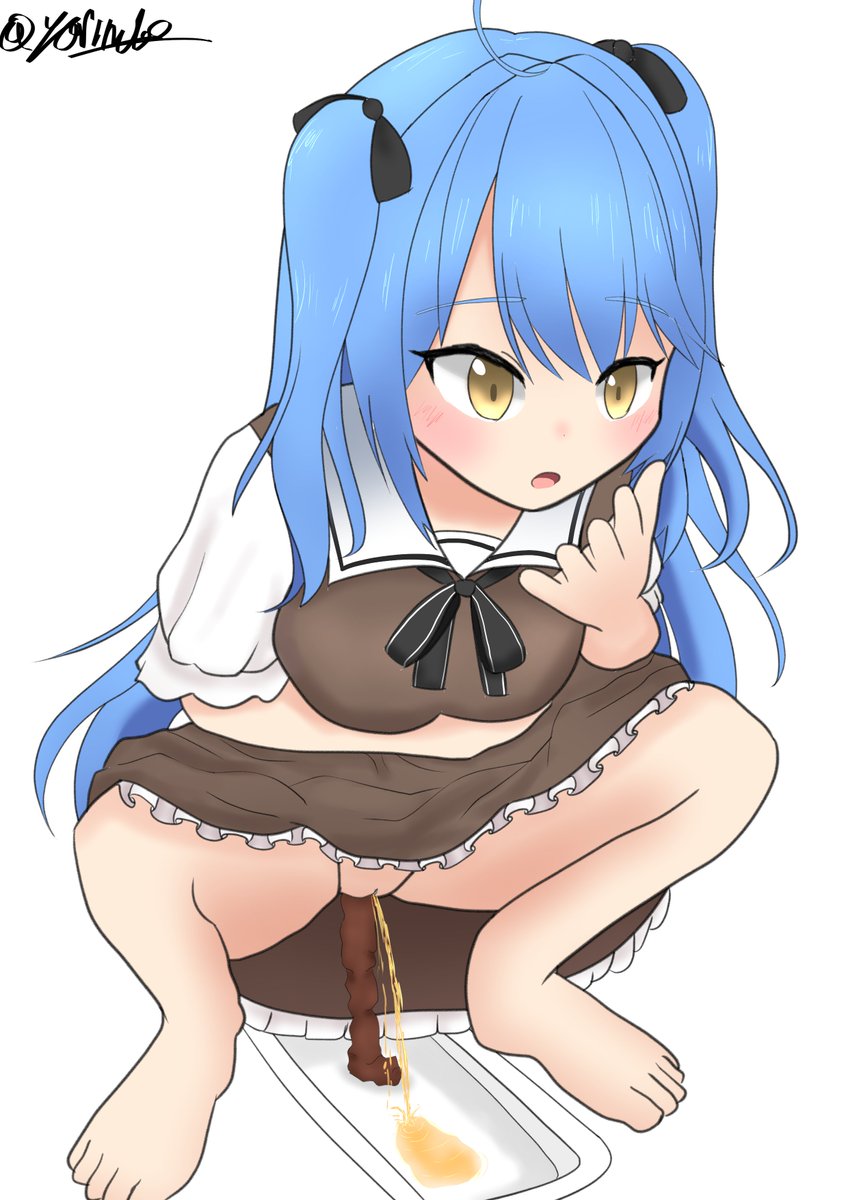 うんち注意!!
時間外労働ばかりで全く描く時間がありませんでした(言い訳

> 新衣装(茶ワンピでカーディガンなし)のホロライブの雪花ラミィちゃんが、
ノーパンと裸足になって、和式トイレで逆向きにし… #odaibako_yarinuko https://t.co/lmgEzsRIFA 