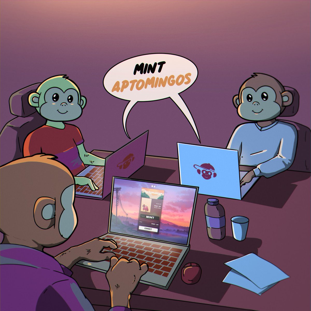 Aptos Monkeys | ACT II tweet media