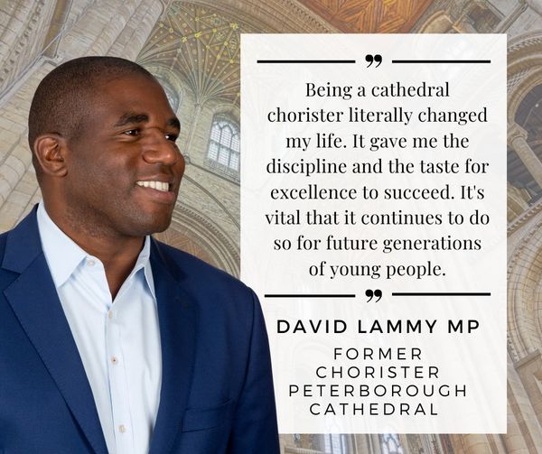 We are accepting voice trial applications for Year 3 entry for next year 🎼 Read how @DavidLammy was changed after becoming a #chorister at @pborocathedral To find out more email music@peterborough-cathedral.org.uk Courtesy of @_cathedralmusic and @RSCMCentre
