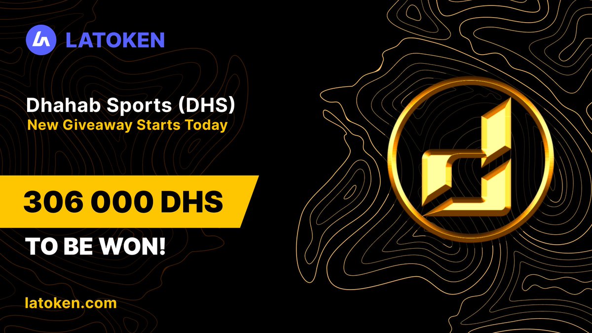 Latoken_cex's tweet photo. 5000$ DHS Airdrop!

🔥 1454  winners
✅ Tag 5 friends, Retweet and Follow
📲 Get LATOKEN App
🎁 Buy 1300 DHS or more in the ongoing IEO for a 5% bonus!

Join Airdrop👉 https://t.co/F8D6BY1X9j
Complete all social task👉 https://t.co/Tm8luyFkPP https://t.co/H0ONjLMGjn