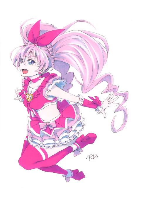 #久々に見返してオレもなかなかやるじゃねえかってなった過去作#あなたのぴんく色の作品を見せてください 