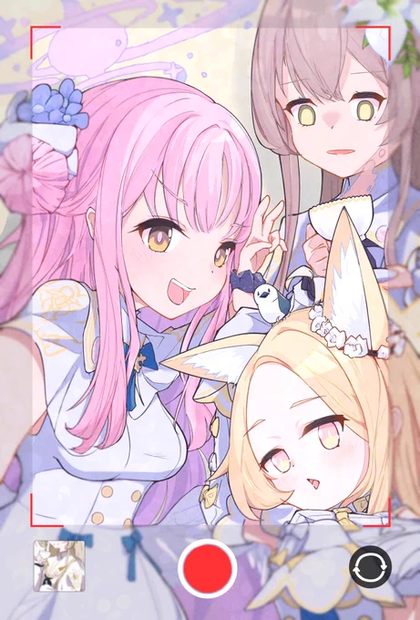 思ってたよりピンクなかった……  #あなたのぴんく色の作品を見せてください #ブルアカ