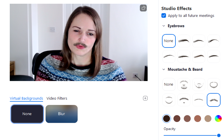 VikiLovesFACS's tweet photo. I don't usually use Zoom, so imagine my delight to find I can give myself a moustache!
Join us to discuss #COVID, #CovidVaccination, #pregnancy, #fertilty and female reproductive health, starting now...
https://t.co/fOH9hgweVz https://t.co/uWkrRUgeK2
