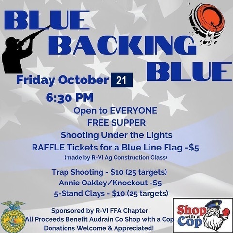 CR6Trojans's tweet photo. This event was postponed last week...it's going to be a beautiful evening! Come out and support Blue Backing Blue! #TrojanFamily #WeAreCommunity #ACommunityCommittedToSuccess https://t.co/0KMxLGtkcN