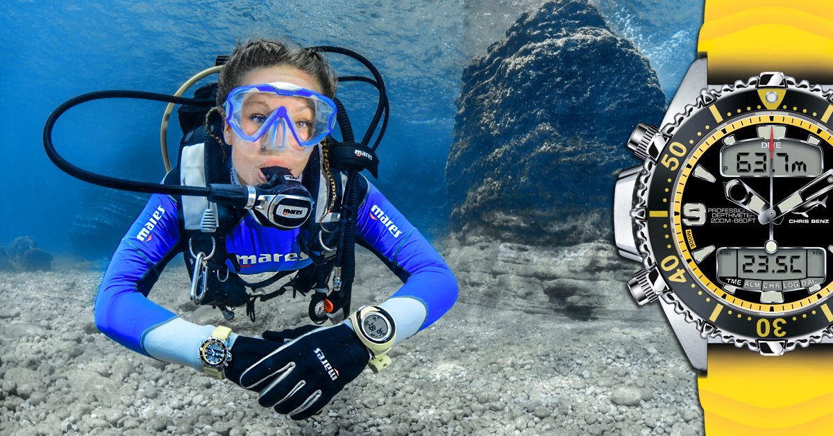 ChrisBenzWatch's tweet photo. The CHRIS BENZ 'DEPTHMETER Digital 200M' professional dive watch in seasnake yellow π
#chrisbenz #chrisbenzwatches #sharkproof #depthmeter #divewatch #scubadiving https://t.co/UD0eFFlr2o