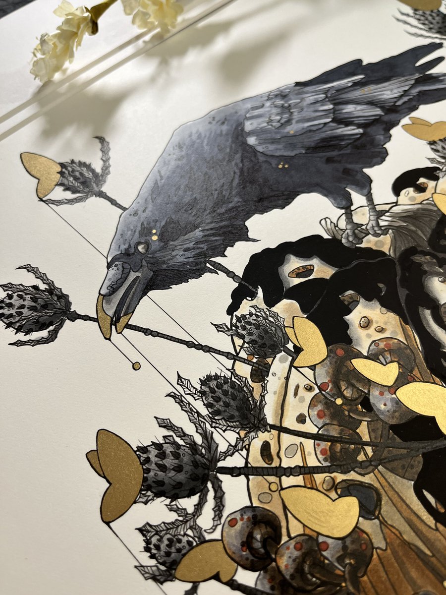 This years spooky drawing ヾ(๑╹◡╹)ﾉ"

This full-time art gig is proving to be very stressful. I’ve never NOT had a steady income. I still have so much to learn on the businesses side, but I’m having so much fun. I still have to pinch myself sometimes. 
#art #animals #drawing