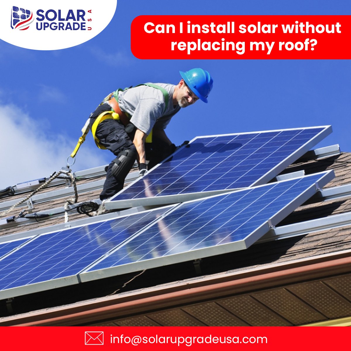SolarUpgradeUSA's tweet photo. Whether you should rebuild your roof before going solar will depend on which Energy Sage solar installation you choose.

Visit our website for more details https://t.co/gfCaXKvd9v

#SolarUpgradeUSA #rebuild #roof #depend #Energy #solarpowered #savetheplanet #California #CA #USA https://t.co/2eRCPOn1z4