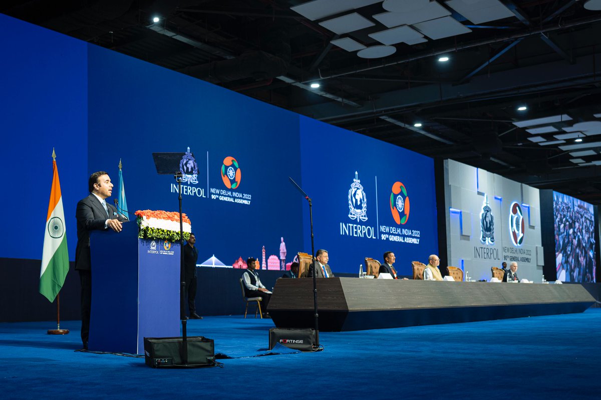 AhmedNAlRaisi's tweet photo. Today marks the final day of the 90th #INTERPOL90GA. I am proud that the General Assembly has passed resolutions and raised discussions that allow @INTERPOL_HQ to set the pace for law enforcement worldwide.
@CBI_CIO https://t.co/T2E2oiRNYr