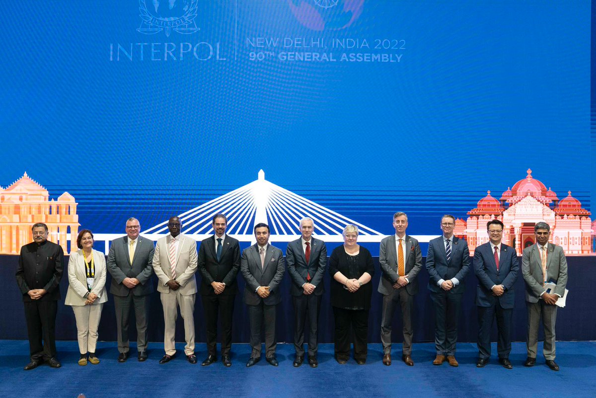 AhmedNAlRaisi's tweet photo. Today marks the final day of the 90th #INTERPOL90GA. I am proud that the General Assembly has passed resolutions and raised discussions that allow @INTERPOL_HQ to set the pace for law enforcement worldwide.
@CBI_CIO https://t.co/T2E2oiRNYr