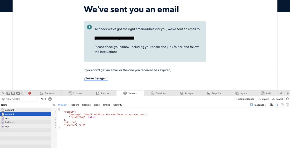 gc34's tweet photo. @HastingsDirect Even the response message to the browser after clicking the button says the notification was not sent! https://t.co/s1vE6DHMdi