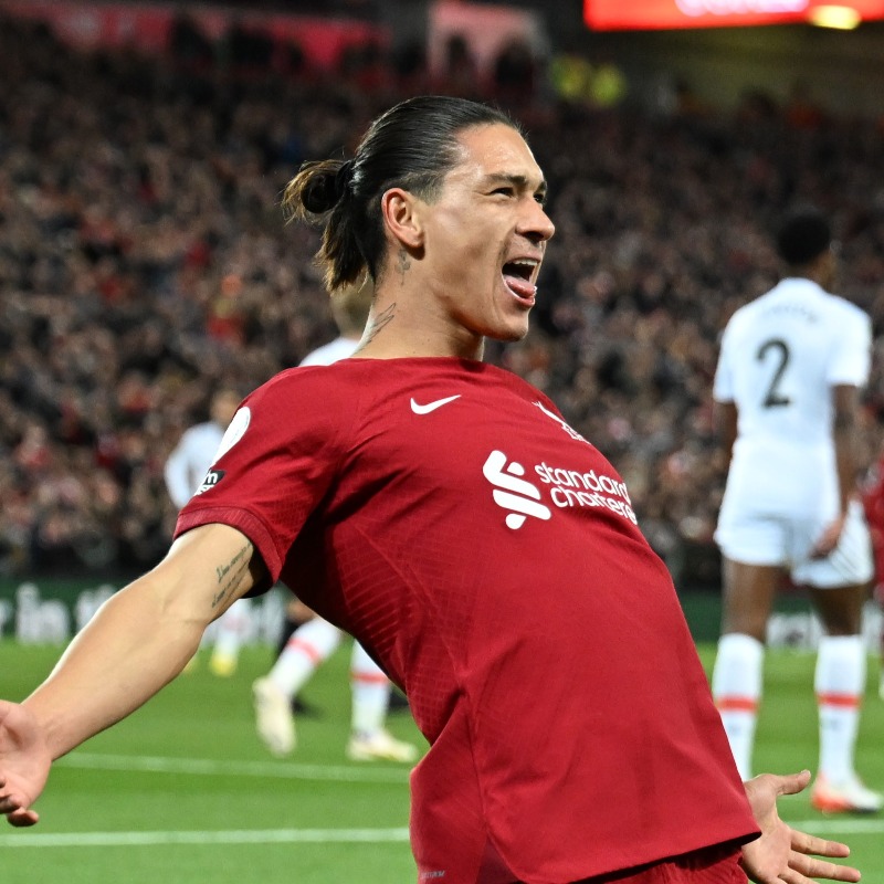 LFC's tweet photo. Jürgen Klopp has detailed the next stage of Darwin Nunez’s development as a #LFC player ⤵️