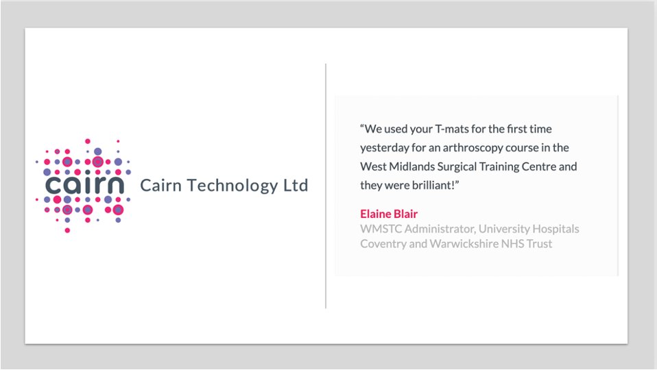 cairntechnology's tweet image. A fantastic review of our T-Mats in action. 

The most absorbent floor mat on the market for operating theatres &amp;amp; available exclusively from Cairn Technology

Contact us today for your free sample

cairntechnology.com/product/t-mat-…

#hospital #absorbentmat #operatingtheatre