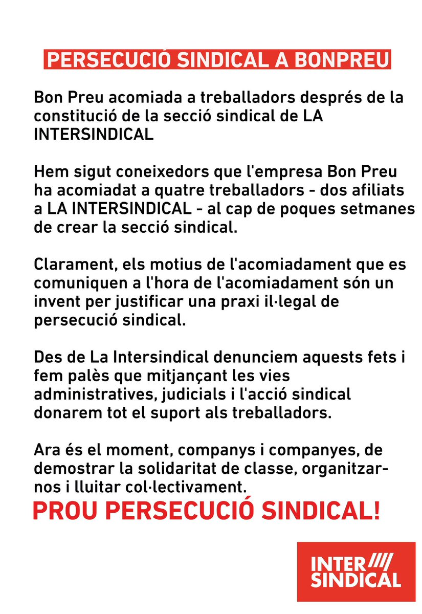LA INTERSINDICAL tweet media