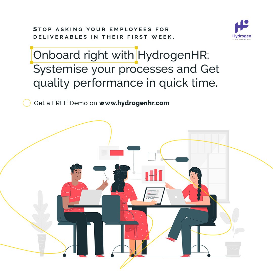 hydrogen_HQ's tweet photo. Stop asking your employees for deliverables in their first week.

#EmployeeExperience #onboarding #Management #EmployeeEngagement #work #talentacquisition https://t.co/XKBKwYQ8uX