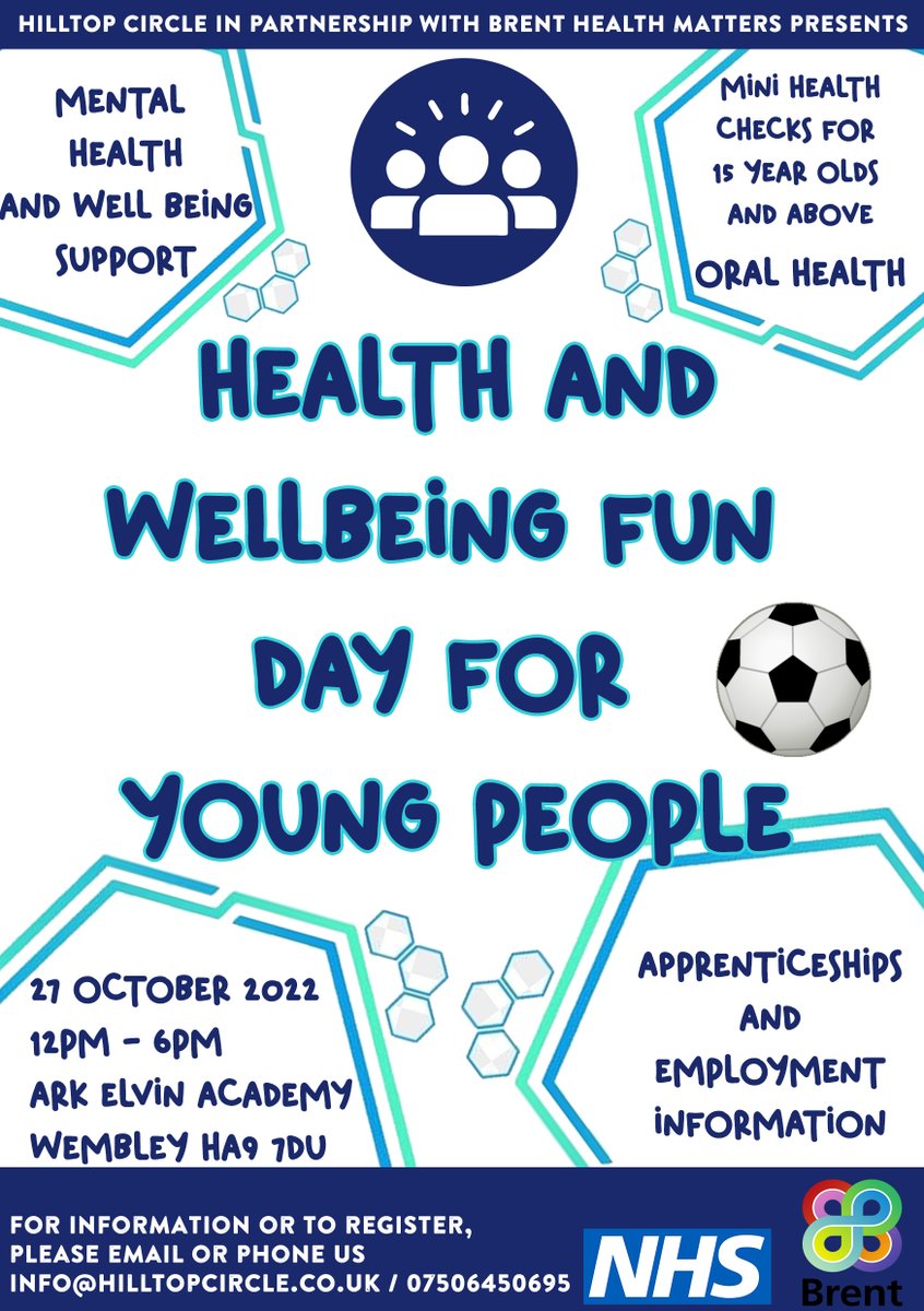 Brent_Council's tweet photo. YOUNG PEOPLE

Check out your health and wellbeing needs at this special event where there will also be information on apprenticeships and employment opportunities. https://t.co/7t8y1DVen5